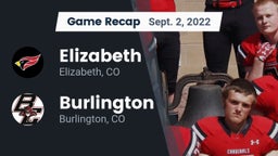 Recap: Elizabeth  vs. Burlington  2022
