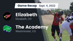 Recap: Elizabeth  vs. The Academy 2022