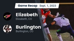 Recap: Elizabeth  vs. Burlington  2023