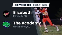 Recap: Elizabeth  vs. The Academy 2023