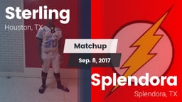 Matchup: Sterling  vs. Splendora  2017