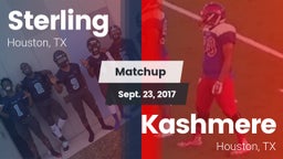 Matchup: Sterling  vs. Kashmere  2017