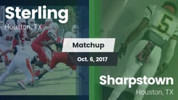 Matchup: Sterling  vs. Sharpstown  2017