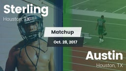 Matchup: Sterling  vs. Austin  2017