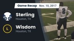 Recap: Sterling  vs. Wisdom  2017