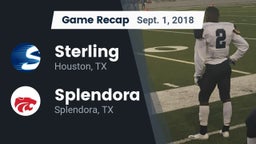Recap: Sterling  vs. Splendora  2018