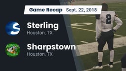Recap: Sterling  vs. Sharpstown  2018