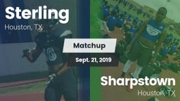 Matchup: Sterling  vs. Sharpstown  2019