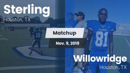 Matchup: Sterling  vs. Willowridge  2019