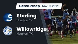 Recap: Sterling  vs. Willowridge  2019