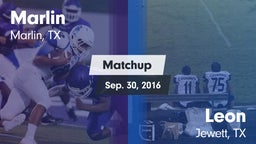 Matchup: Marlin  vs. Leon  2016