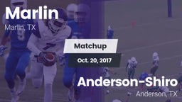 Matchup: Marlin  vs. Anderson-Shiro  2017