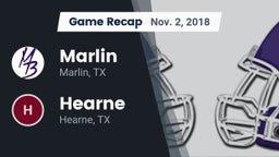 Recap: Marlin  vs. Hearne  2018