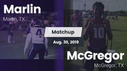 Matchup: Marlin  vs. McGregor  2019