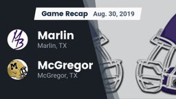 Recap: Marlin  vs. McGregor  2019