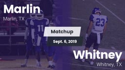 Matchup: Marlin  vs. Whitney  2019