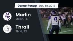 Recap: Marlin  vs. Thrall  2019