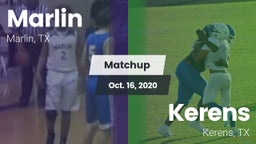 Matchup: Marlin  vs. Kerens  2020