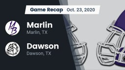 Recap: Marlin  vs. Dawson  2020