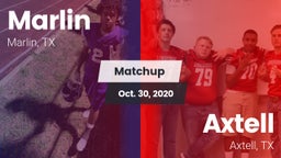 Matchup: Marlin  vs. Axtell  2020