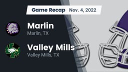 Recap: Marlin  vs. Valley Mills  2022