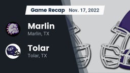 Recap: Marlin  vs. Tolar  2022