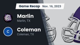 Recap: Marlin  vs. Coleman  2023