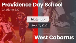 Matchup: Providence Day vs. West Cabarrus  2020