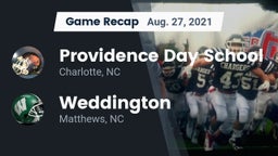 Recap: Providence Day School vs. Weddington  2021