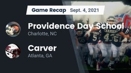 Recap: Providence Day School vs. Carver  2021