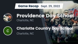 Recap: Providence Day School vs. Charlotte Country Day School 2022