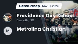Recap: Providence Day School vs. Metrolina Christian  2023