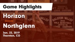 Horizon  vs Northglenn  Game Highlights - Jan. 22, 2019