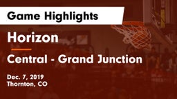 Horizon  vs Central - Grand Junction  Game Highlights - Dec. 7, 2019