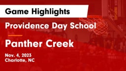 Providence Day School vs Panther Creek  Game Highlights - Nov. 4, 2023