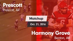 Matchup: Prescott  vs. Harmony Grove  2016