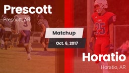 Matchup: Prescott  vs. Horatio  2017