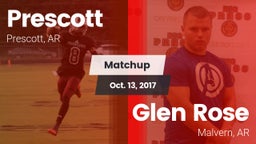 Matchup: Prescott  vs. Glen Rose  2017