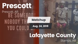 Matchup: Prescott  vs. Lafayette County  2018