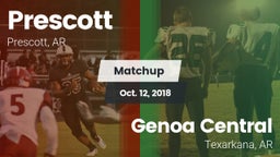 Matchup: Prescott  vs. Genoa Central  2018
