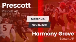 Matchup: Prescott  vs. Harmony Grove  2018