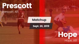 Matchup: Prescott  vs. Hope  2019