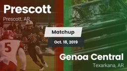 Matchup: Prescott  vs. Genoa Central  2019