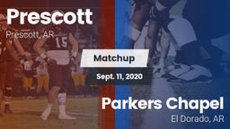 Matchup: Prescott  vs. Parkers Chapel  2020
