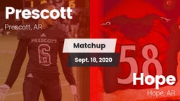 Matchup: Prescott  vs. Hope  2020