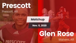 Matchup: Prescott  vs. Glen Rose  2020