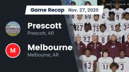 Recap: Prescott  vs. Melbourne  2020