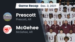 Recap: Prescott  vs. McGehee  2021