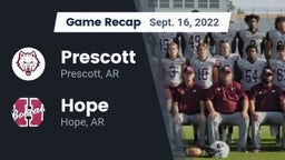 Recap: Prescott  vs. Hope  2022