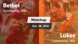 Matchup: Bethel  vs. Lakes  2016